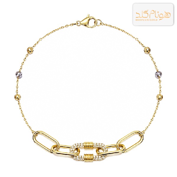دستبند طلا زنجیری زنانه B568