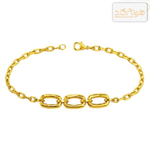دستبند طلا زنجیری زنانه B684