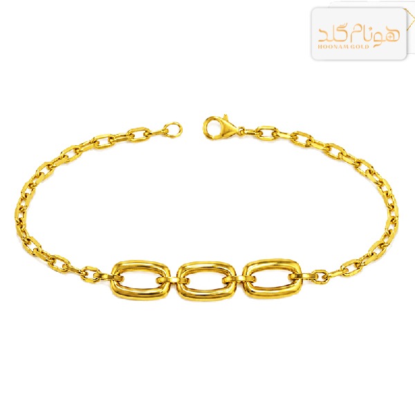 دستبند طلا زنجیری زنانه B684