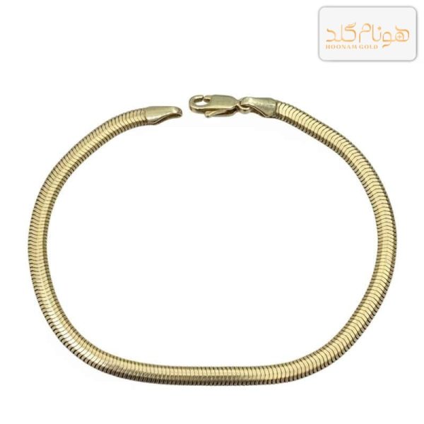 دستبند طلا زنجیری تیغ ماهی B90