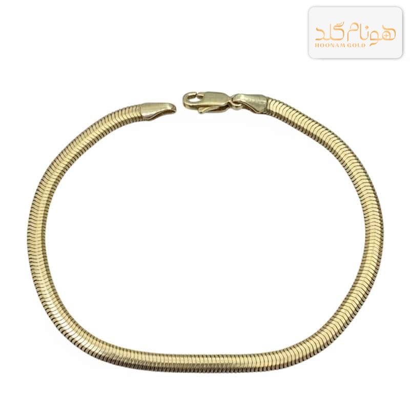 دستبند طلا زنجیری تیغ ماهی B90