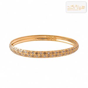 النگو طلا سایز4 اکسون سفید BA101