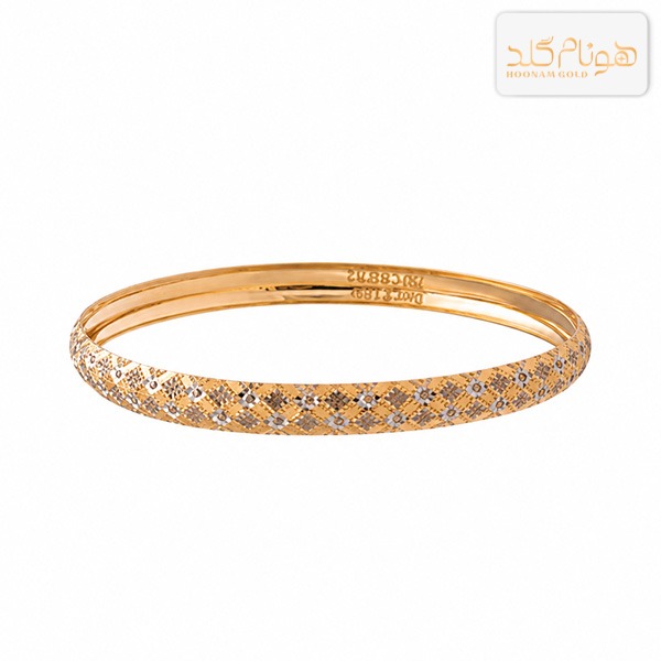 النگو طلا سایز4 اکسون سفید BA101