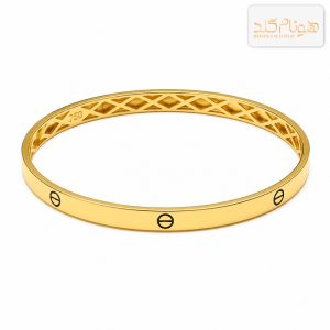 النگو طلا کارتیه سایز3 گرد طلایی BA120