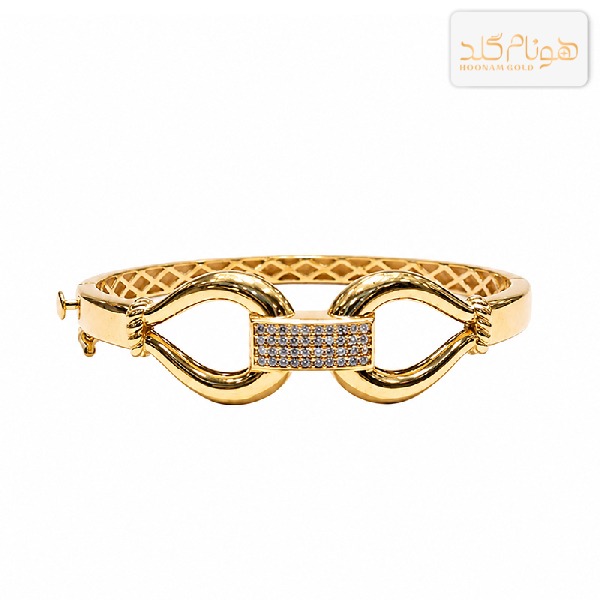 بنگل طلا زنانه BA378