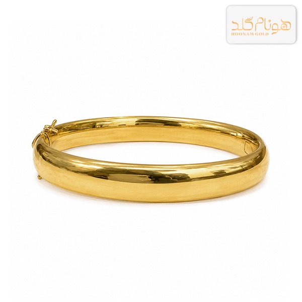 بنگل ساده طلا آینه ای هومن s BA46