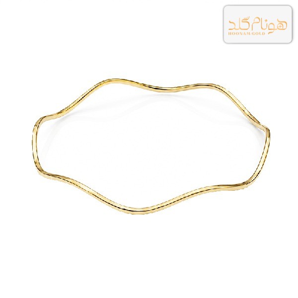 النگو طلا سایز3 آیینه ای پیچ BA55