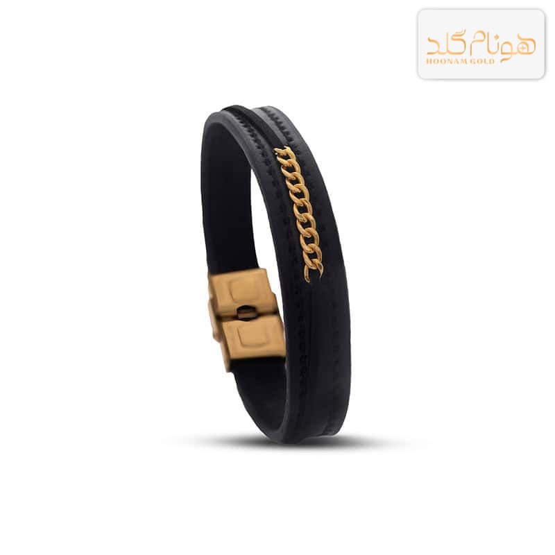 دستبند طلا چرم کارتیه BC27