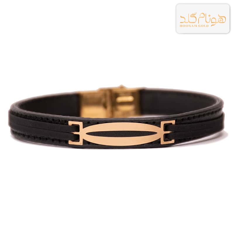 دستبند طلا چرم صفر BC5