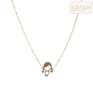 گردنبند طلا دختر عروسکی CH404