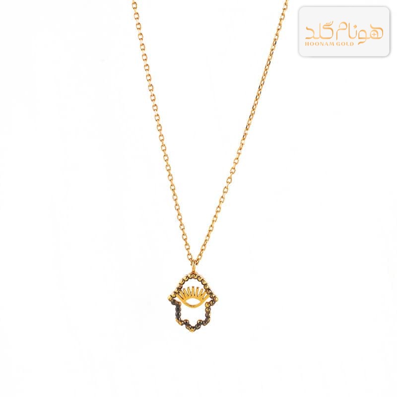 گردنبند طلا گردنی خمسه CH432