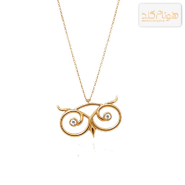 گردنبند طلا آویز چشم جغد CH454