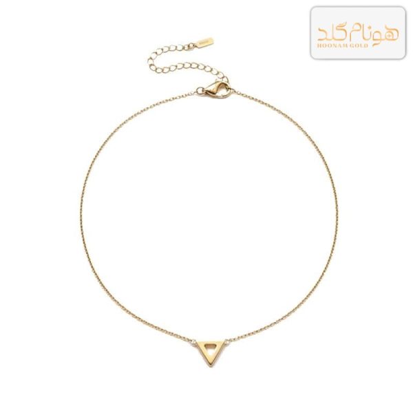 گردنبند طلا زنانه مثلث CH577