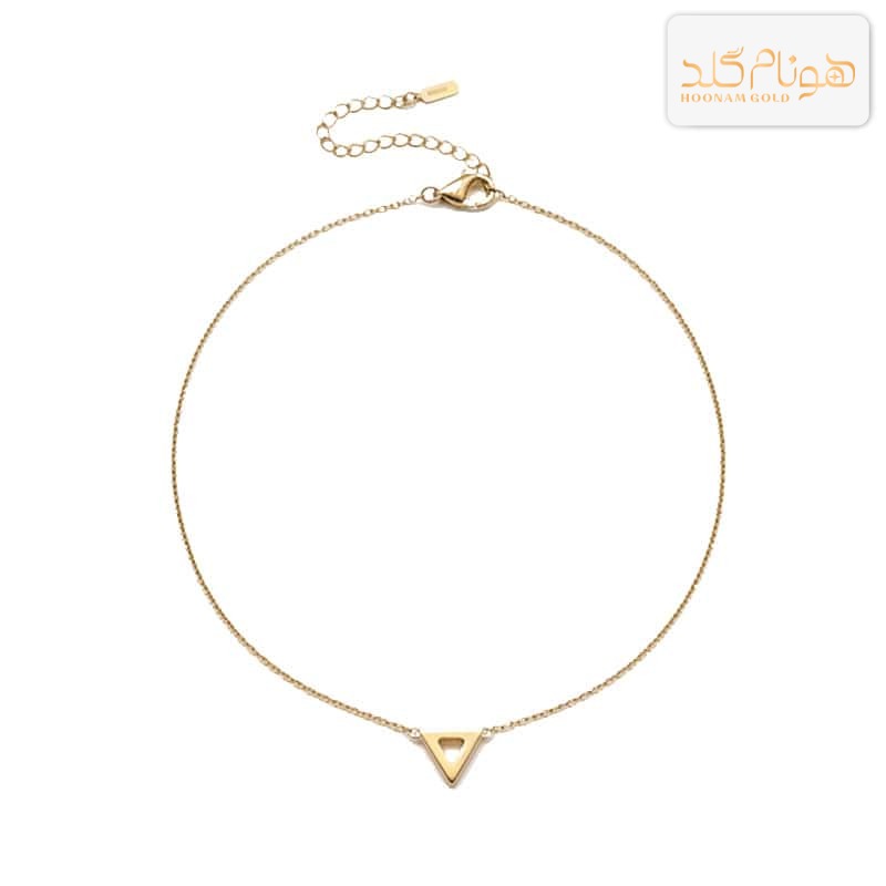 گردنبند طلا زنانه مثلث CH577