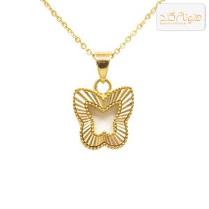 گردنبند طلا پروانه تراش CH596