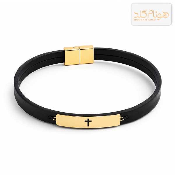 دستبند طلا چرم لیام CM312
