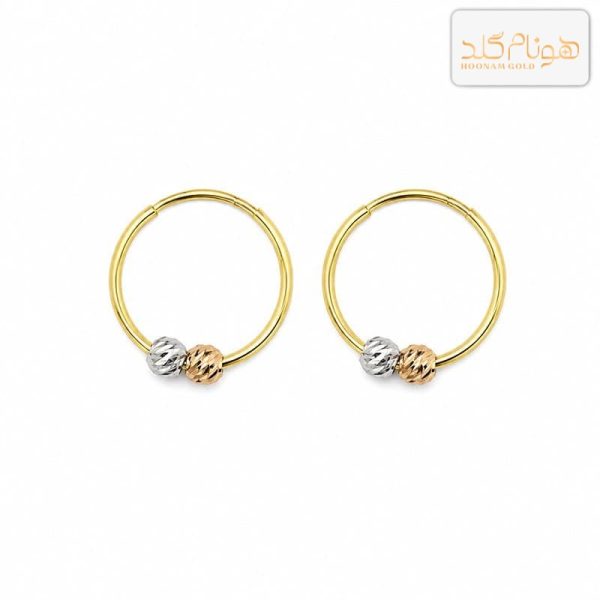 گوشواره طلا حلقه ای البرنادو E30
