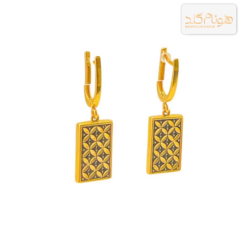 گوشواره طلا آویز زنانه E413