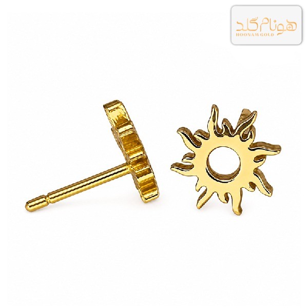 گوشواره طلا میخی آفتاب E499