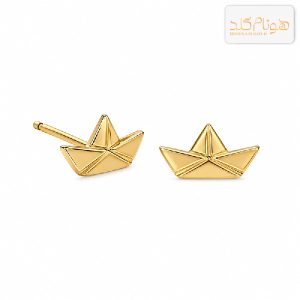 گوشواره طلا میخی قایق E501