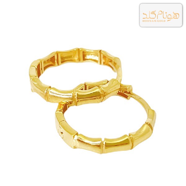 گوشواره طلا حلقه ای کنزو E570