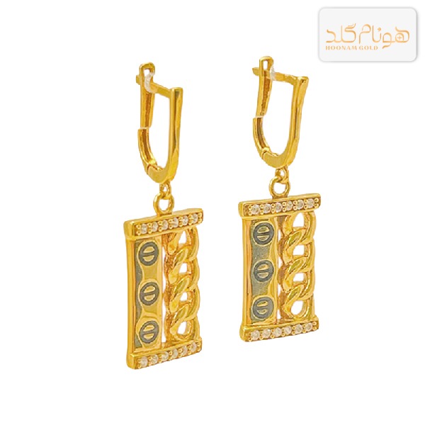 گوشوار طلا آویز زنانه E572
