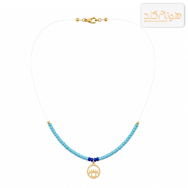 گردنبند طلا مهره بافت چشم CH674