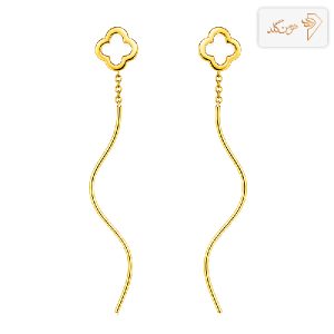 گوشواره طلا کرلی ونکلیف E834