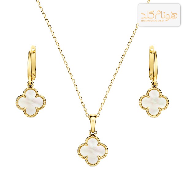 نیمست طلا ونکلیف سفید HS498