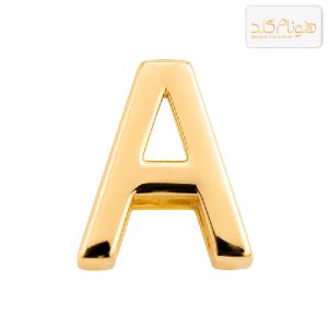 پلاک طلا حرف سه بعدی A A001