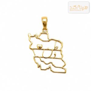 پلاک طلا ایران M796