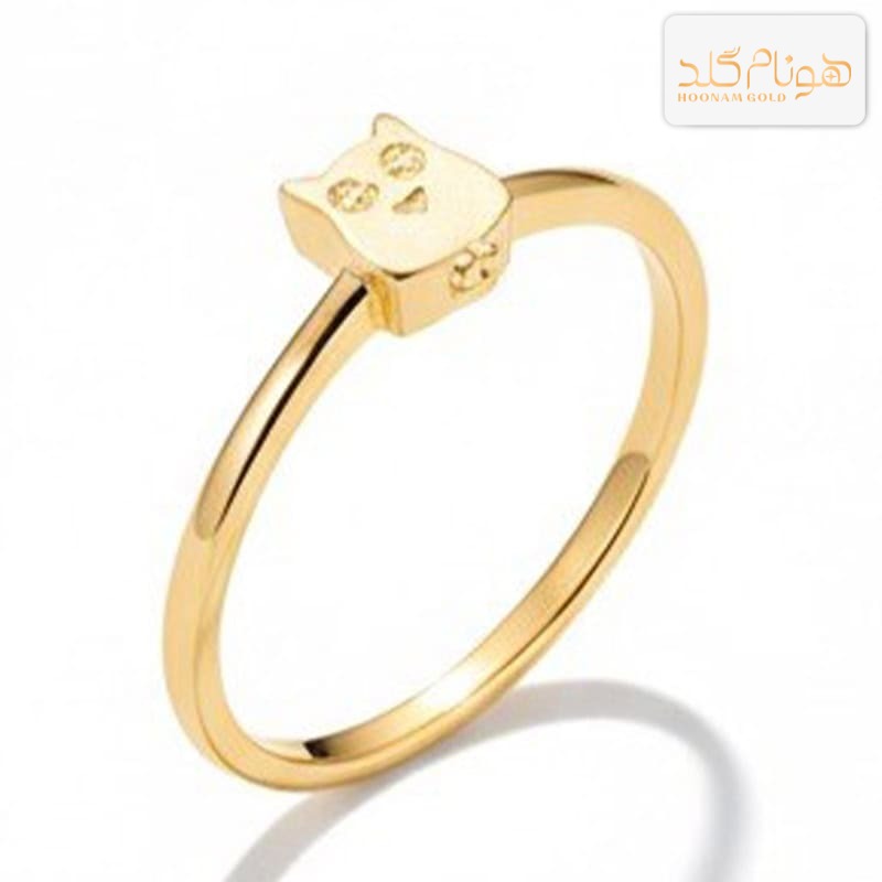 انگشتر طلا مینیمال جغد R351