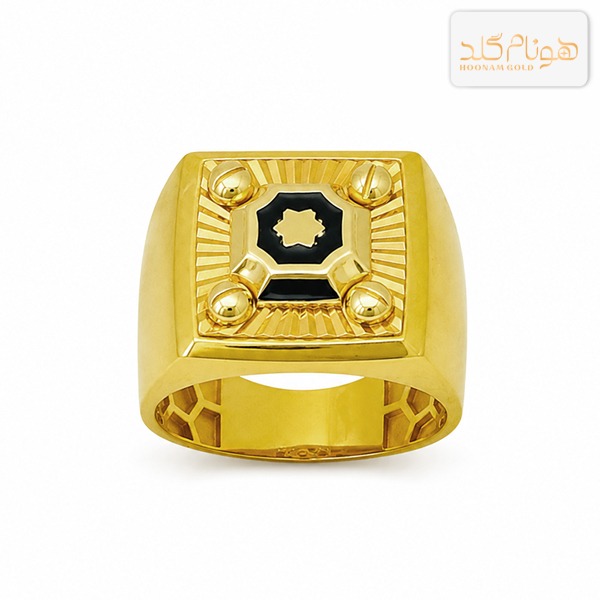 انگشتر طلا مردانه R403