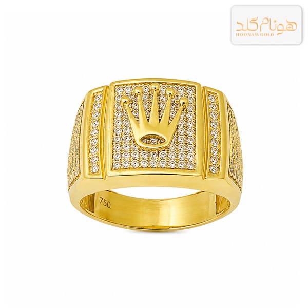 انگشتر طلا مردانه R434