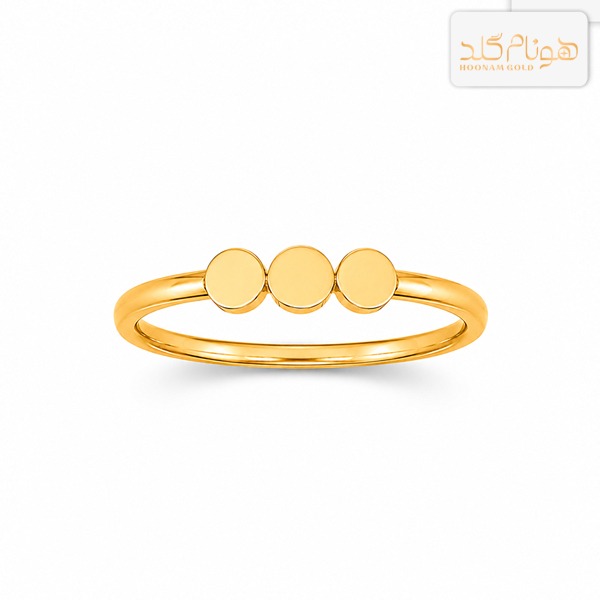 انگشتر طلا مینیمال زنانه R618