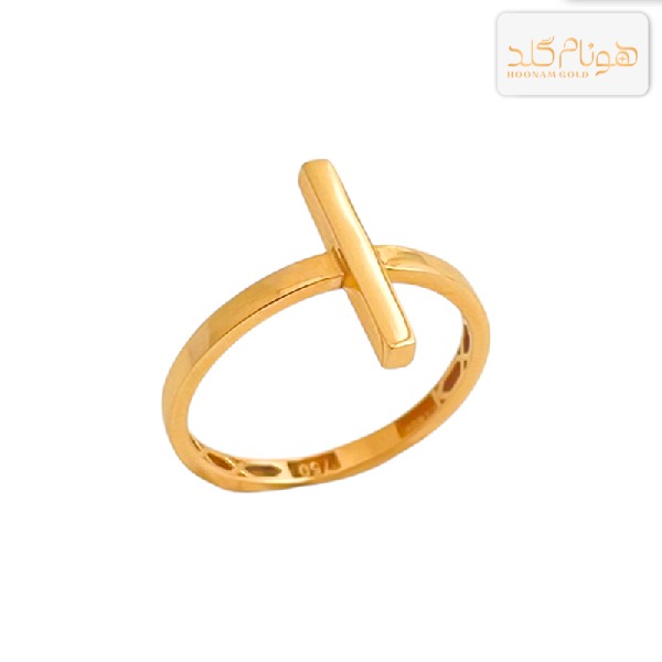 انگشتر طلا تک لاین زنانه R644