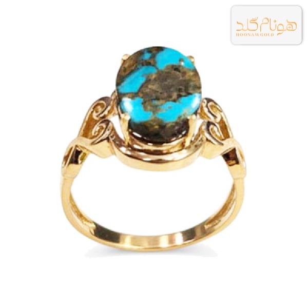 انگشتر طلا فيروزه R756