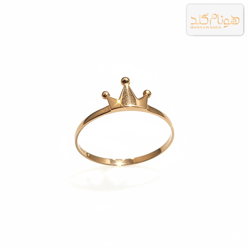 انگشتر طلا تاج R778