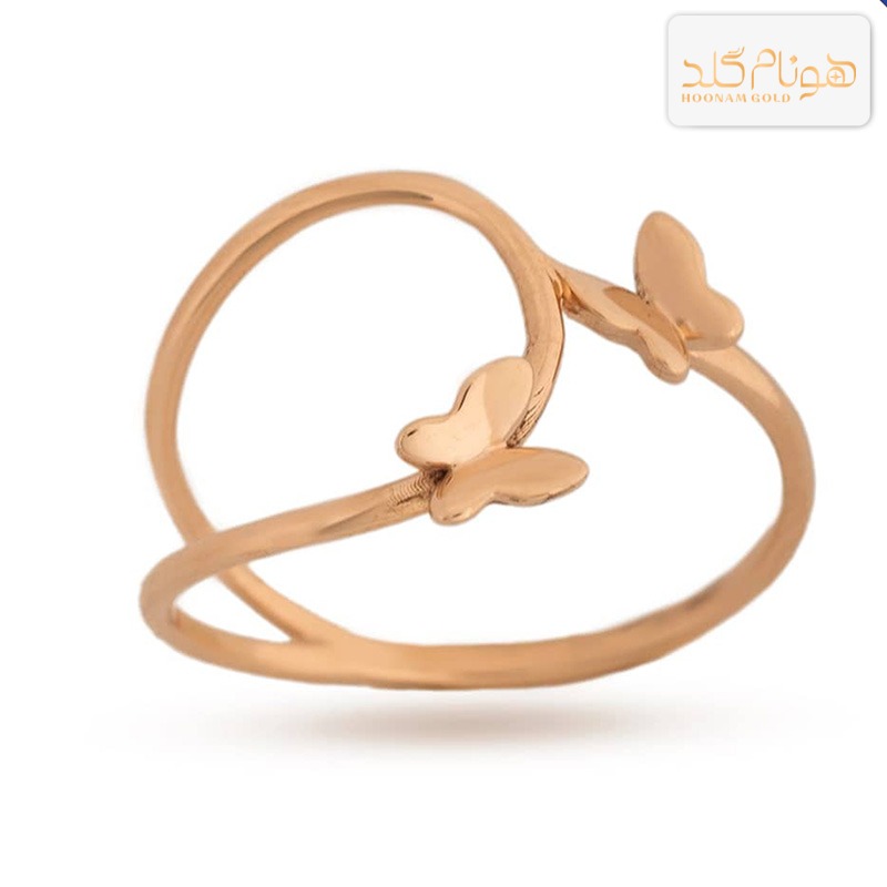 انگشتر طلا مینیمال بهشت R809