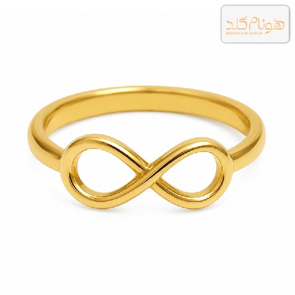 انگشتر طلا مینیمال اینفینیتی R819