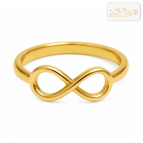 انگشتر طلا مینیمال اینفینیتی R819