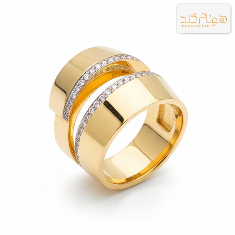 انگشتر طلا زنانه R858