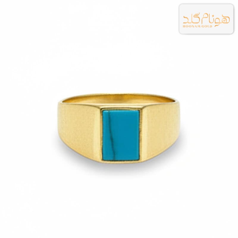 انگشتر طلا فیروزه R878