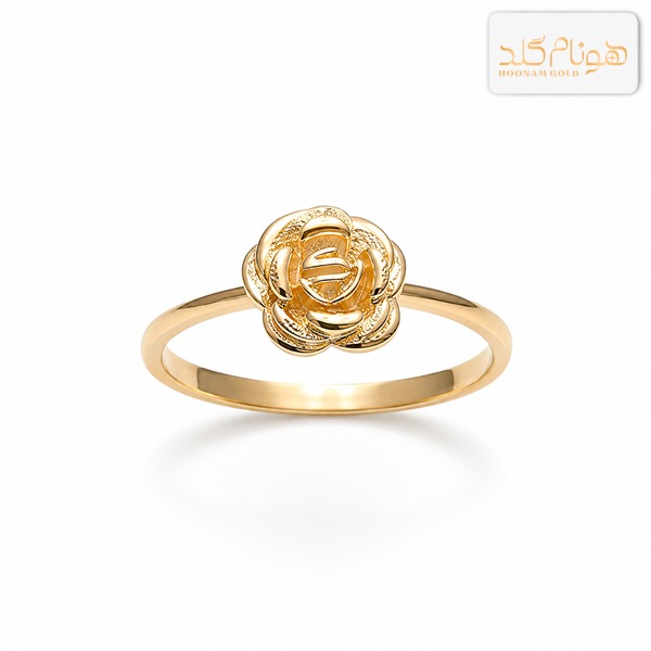 انگشتر طلا زنانه گل R905