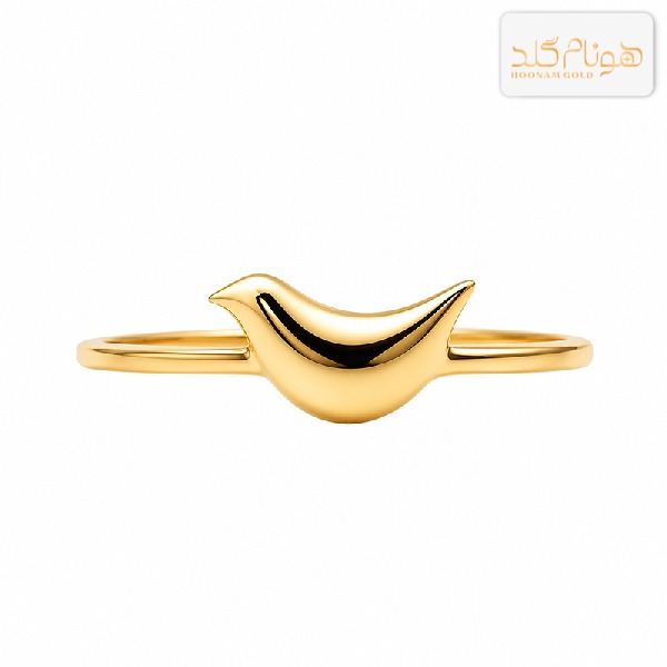 انگشتر طلا مینیمال زنانه R915
