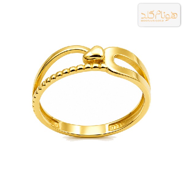 انگشتر طلا زنانه قلبی R951