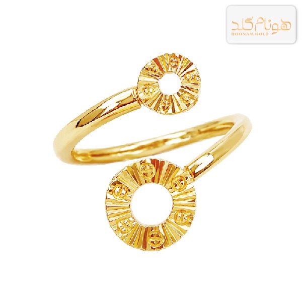 انگشتر طلا زنانه طرح کارتیه لاو R952