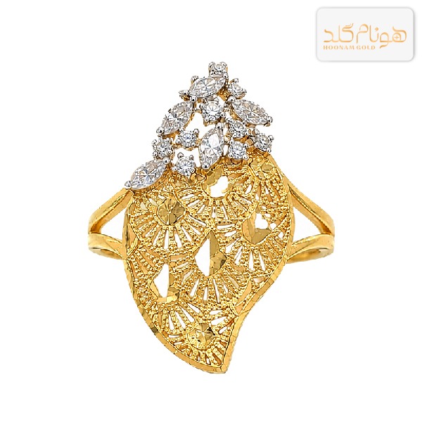 انگشتر طلا پالما R954