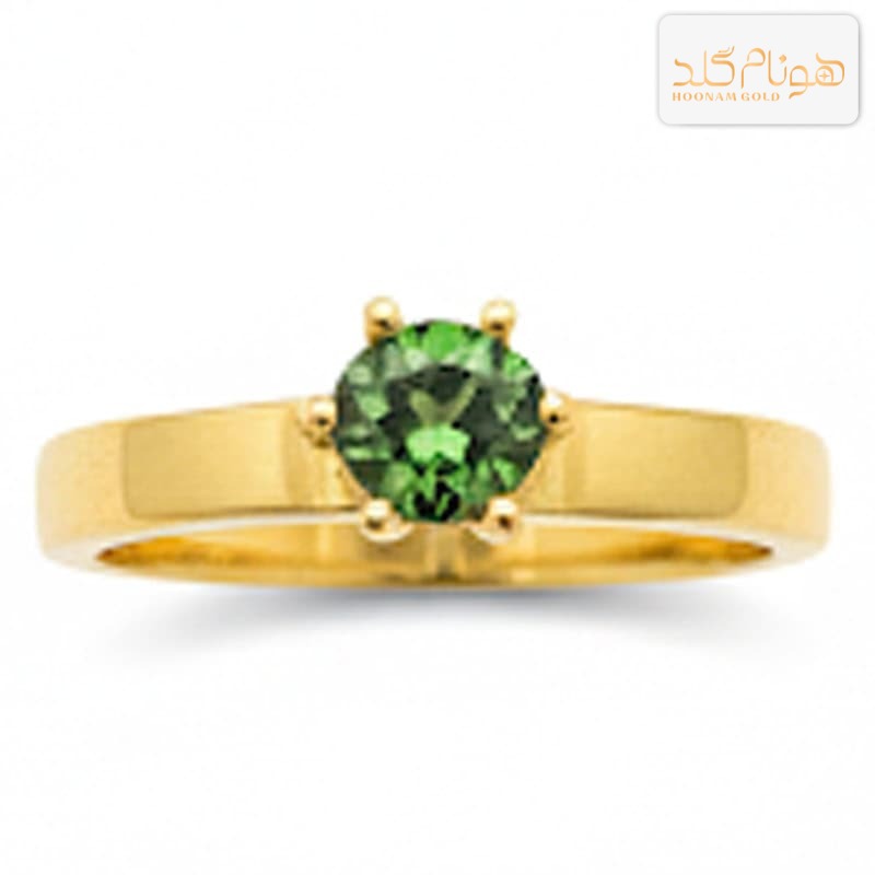انگشتر طلا زنانه نگیندار R956