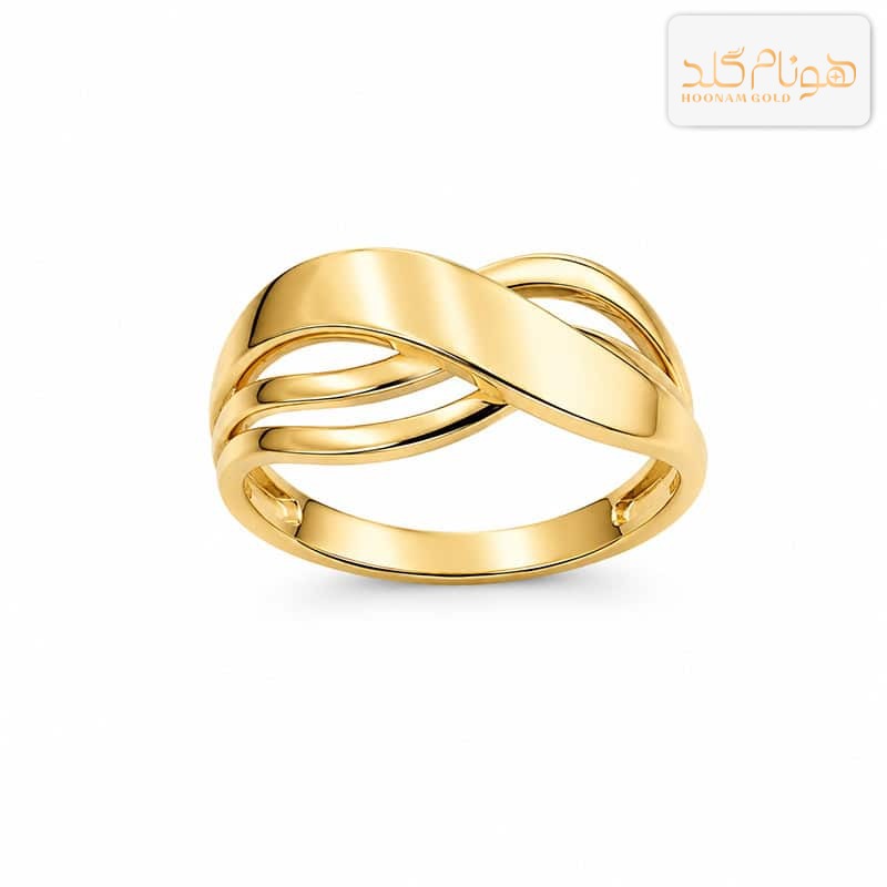 انگشتر طلا زنانه لوتوس R993